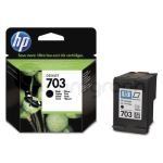 HP 703 inkoustová náplň CD887AE black