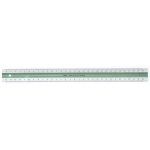Plastové protiskuzné pravítko 30cm, průhledné