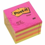 Samolepicí bloček Post-It 3M 76mm x 76mm, Frutti, 6 x 100 lístků