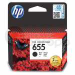 HP 655 inkoustová náplň CZ109AE black