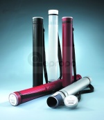 Plastový tubus, vínový, vnitřní délka 61,5-101cm / průměr 75mm